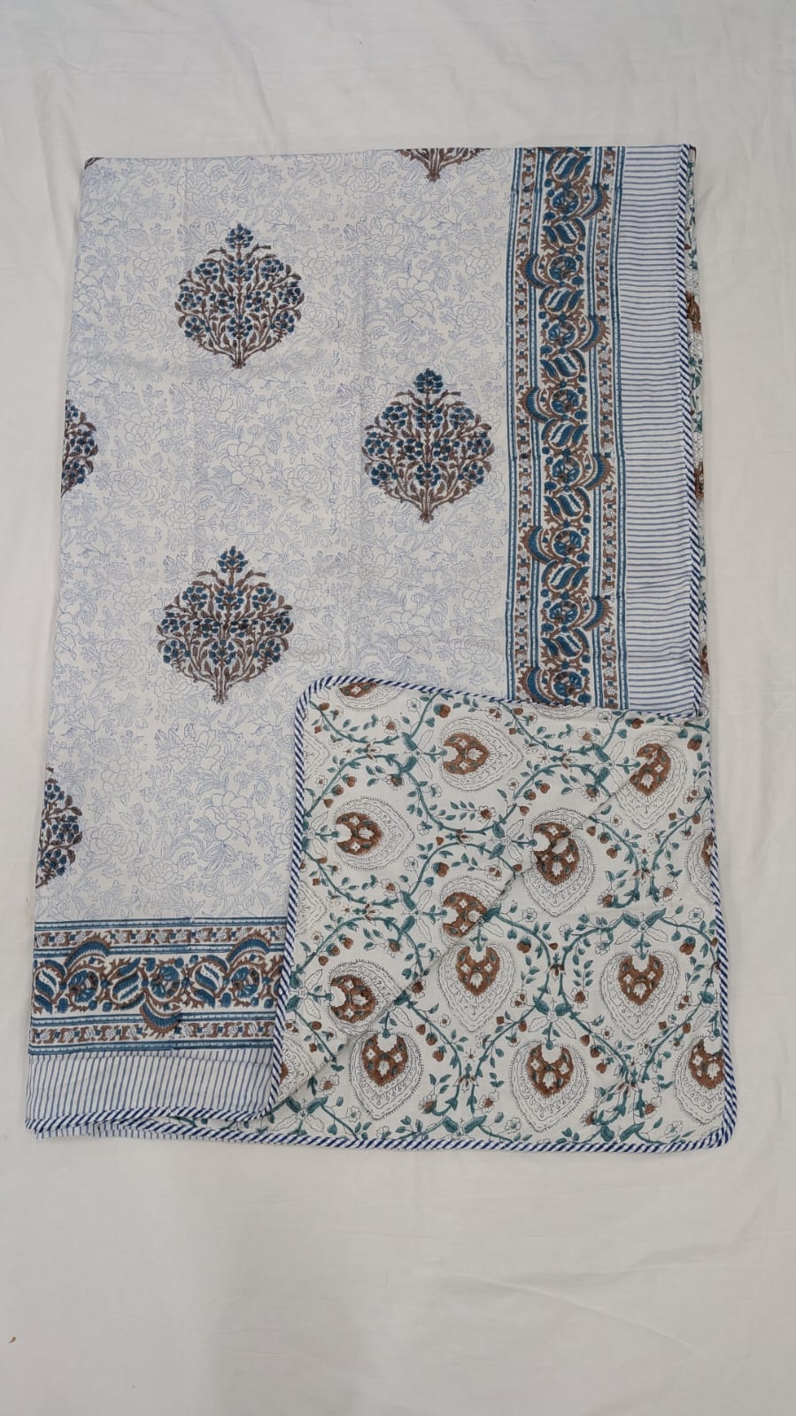 Hand Block Printed Cotton Dohar
